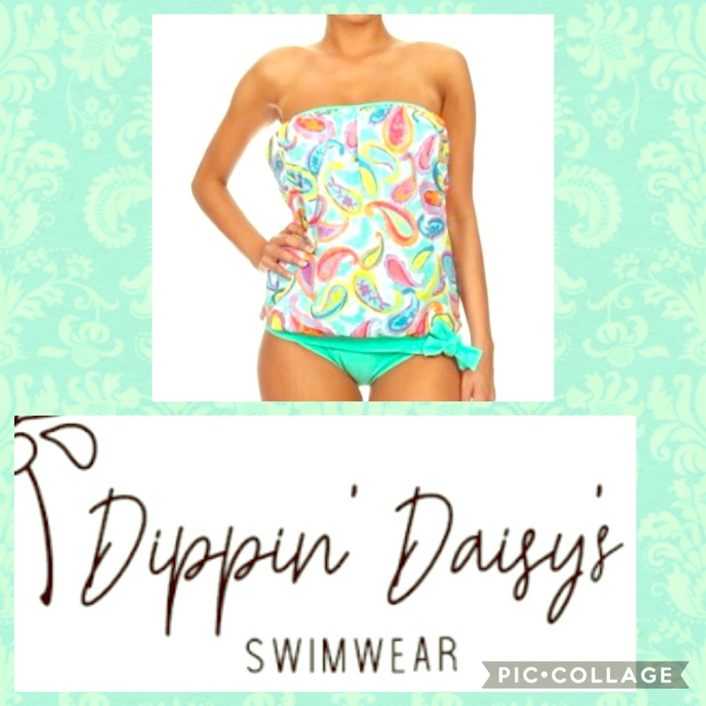 Dippin’ Daisy's Bandeau Blouson Tankini